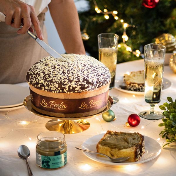 PANETTONE ARTIZANAL CU FISTIC LA PERLA