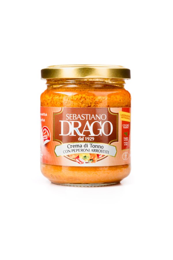 Cremă de ton cu ardei copți - 180 gr